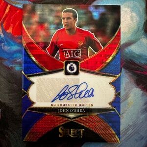 2024-2025 Panini Manchester United John O'Shea Card - Red, Black, Gold